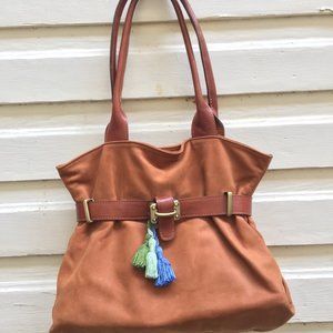 Leather purse, made in Italy